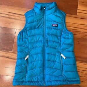 Patagonia Blue Puffer Vest